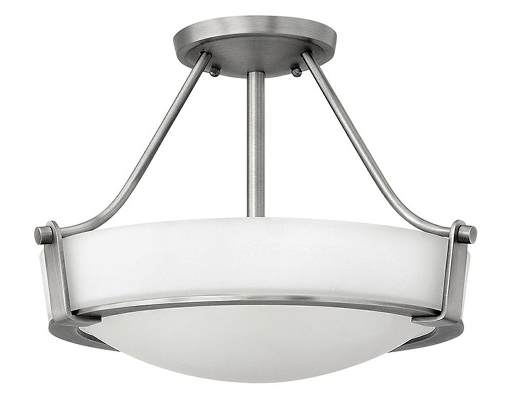 Hinkley Hathaway Semi-Flush Mount Ceiling Semi Flush Mounts Hinkley Antique Nickel 16.0x16.0x11.75 