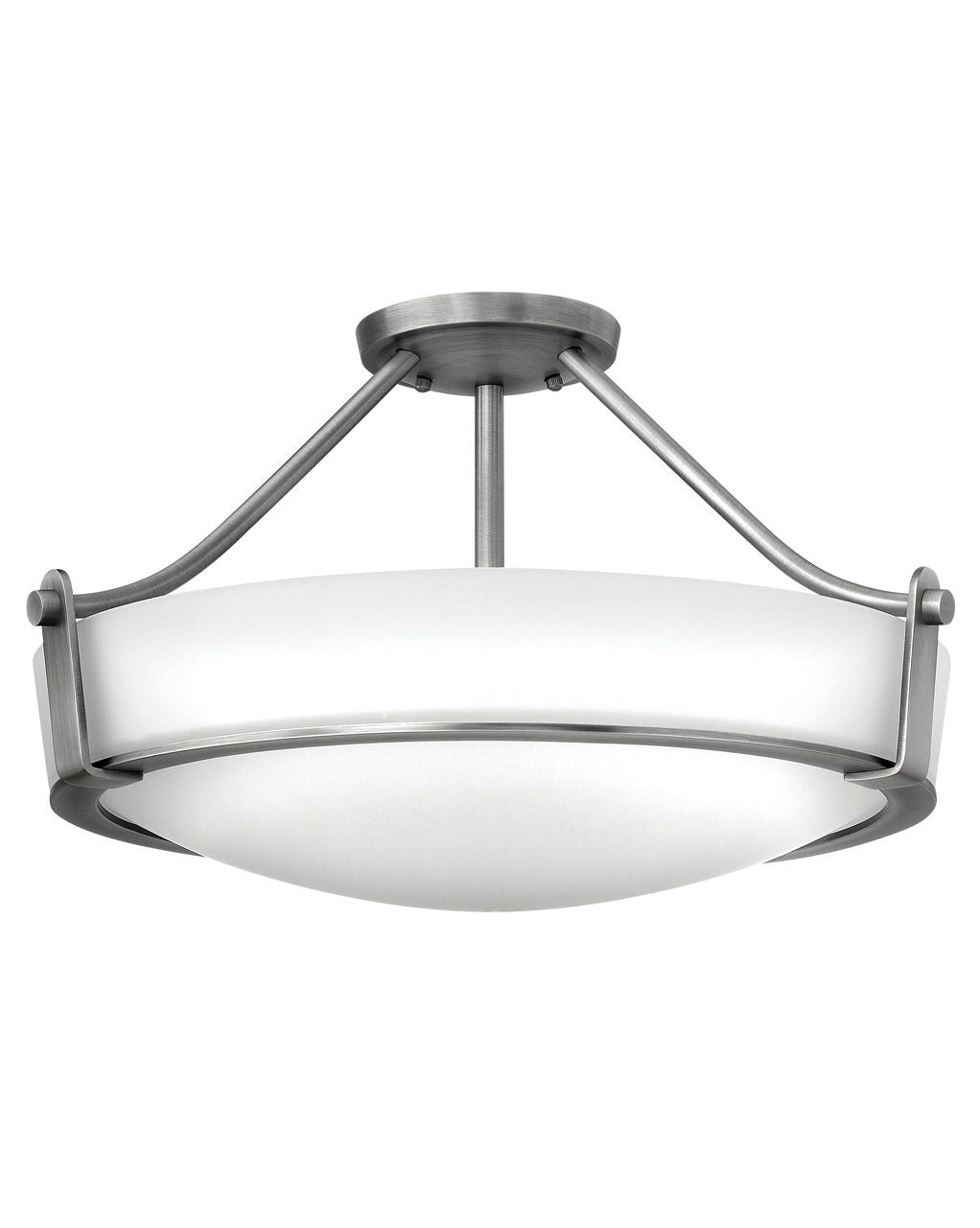 Hinkley Hathaway Semi-Flush Mount Ceiling Semi Flush Mounts Hinkley Antique Nickel 20.75x20.75x12.25 