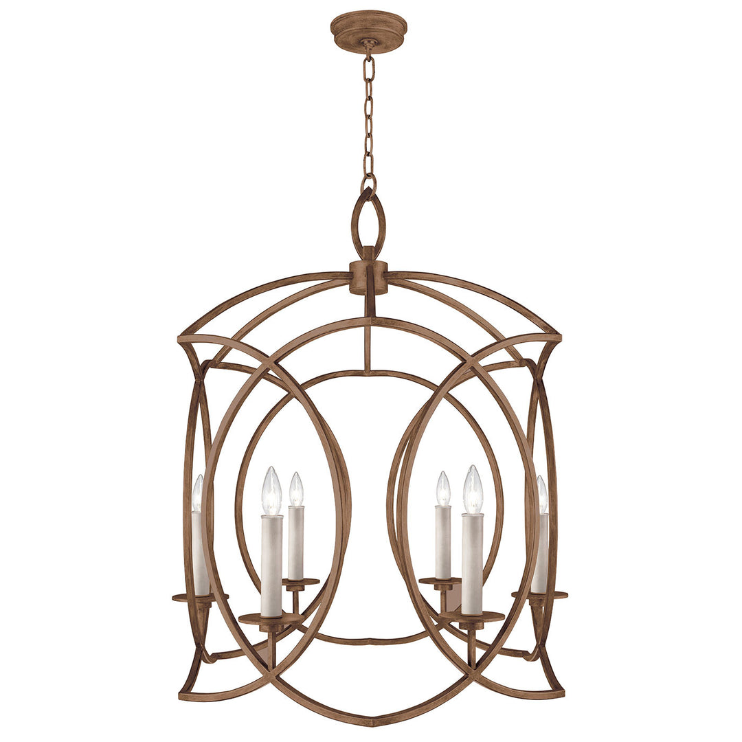 Fine Art Handcrafted Lighting Cienfuegos 28.5"W Round Chandelier in Antique Bronze (889840-1ST)