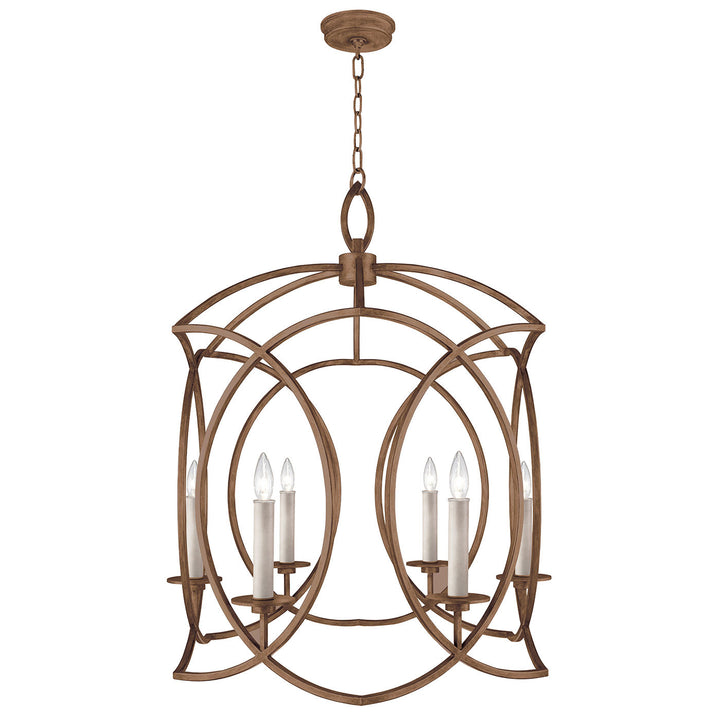 Fine Art Handcrafted Lighting Cienfuegos 28.5"W Round Chandelier in Antique Bronze (889840-1ST)