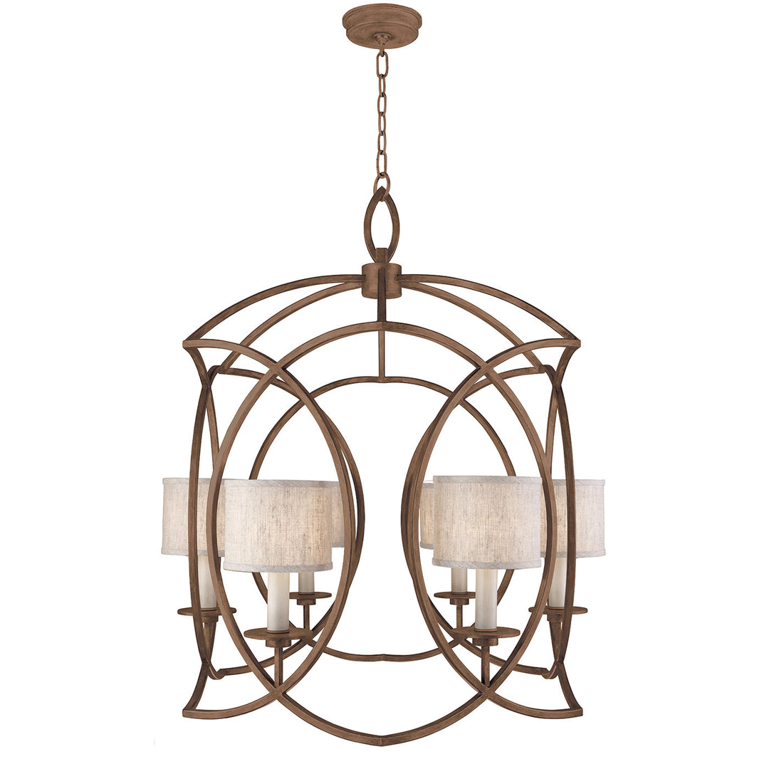 Fine Art Handcrafted Lighting Cienfuegos 30.5"W Round Chandelier in Antique Bronze (889840-11ST)