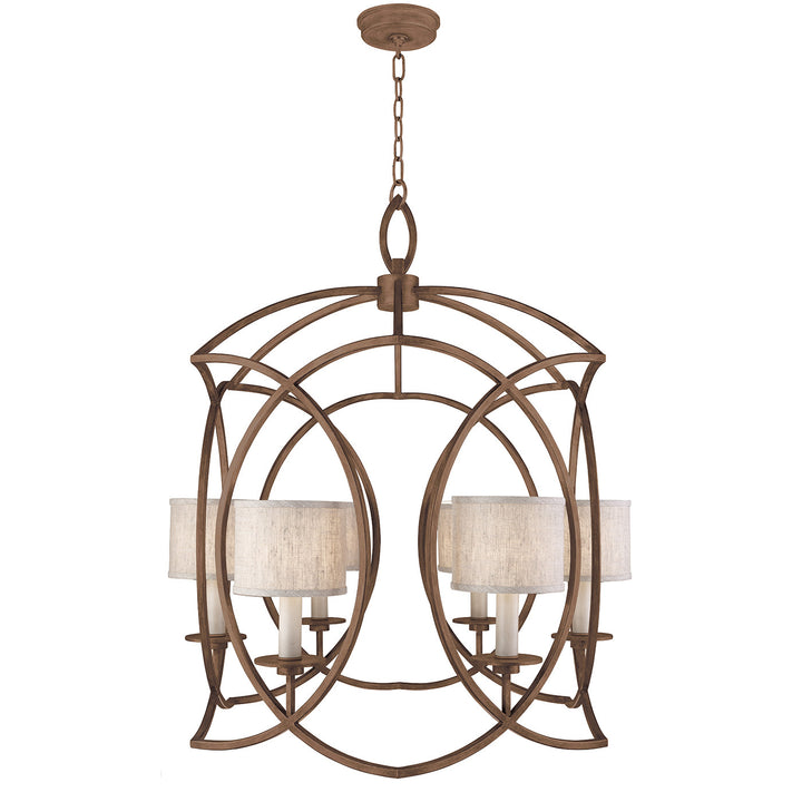 Fine Art Handcrafted Lighting Cienfuegos 30.5"W Round Chandelier in Antique Bronze (889840-11ST)
