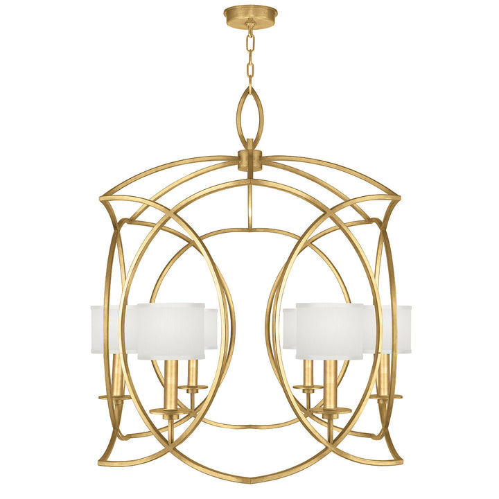 Fine Art Handcrafted Lighting Cienfuegos 30.5"W Round Chandelier in Standard Gold Leaf (889840-SF31)