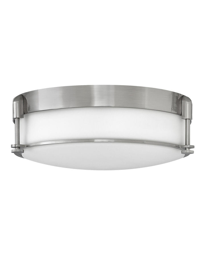 Hinkley Colbin Flush Mount Ceiling Flush Mounts Hinkley Brushed Nickel 16.5x16.5x5.75 