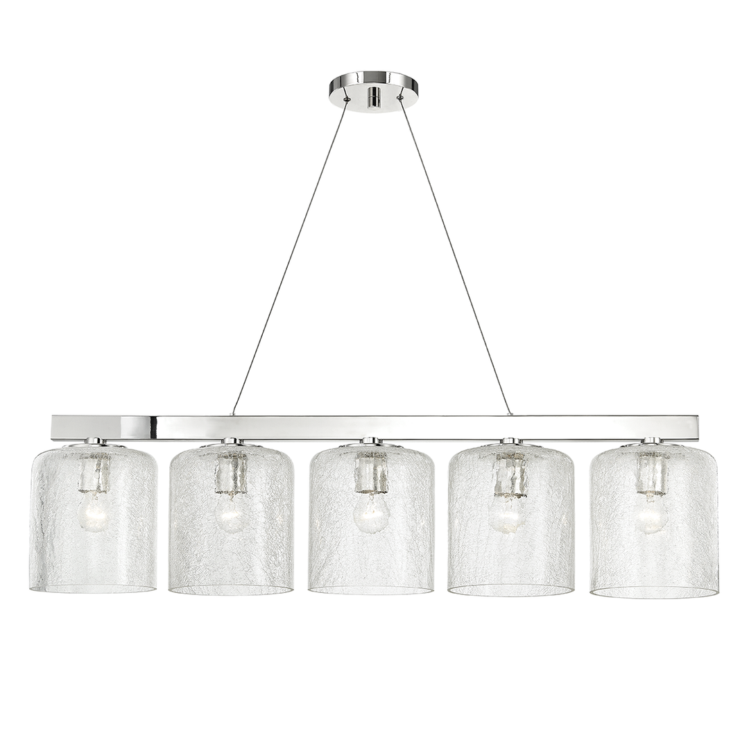 Hudson Valley Lighting Charles Linear Chandeliers Hudson Valley Lighting Polished Nickel  