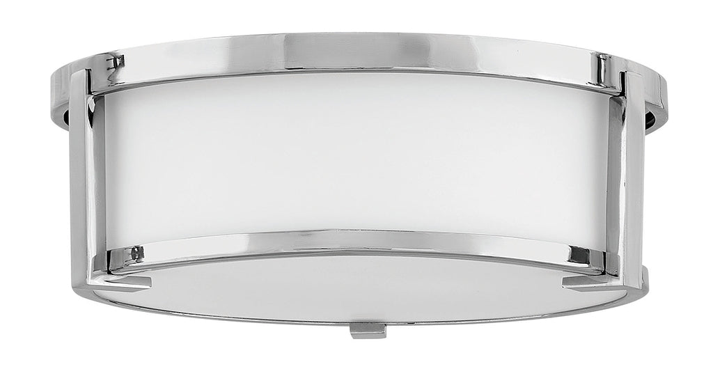 Hinkley Lowell Flush Mount Ceiling Flush Mounts Hinkley Chrome 13.25x13.25x4.75