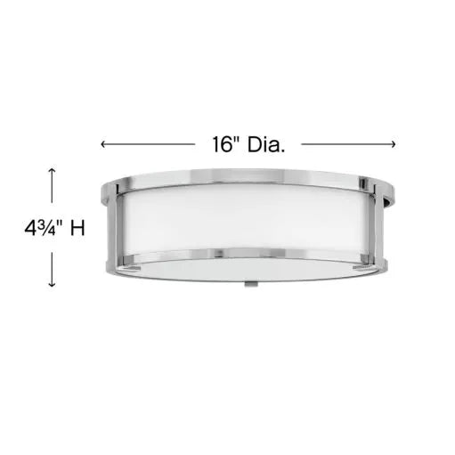 Hinkley Lowell Large Flush Mount 3243CM | OS Ceiling Flush Mounts Lighting Gallery   