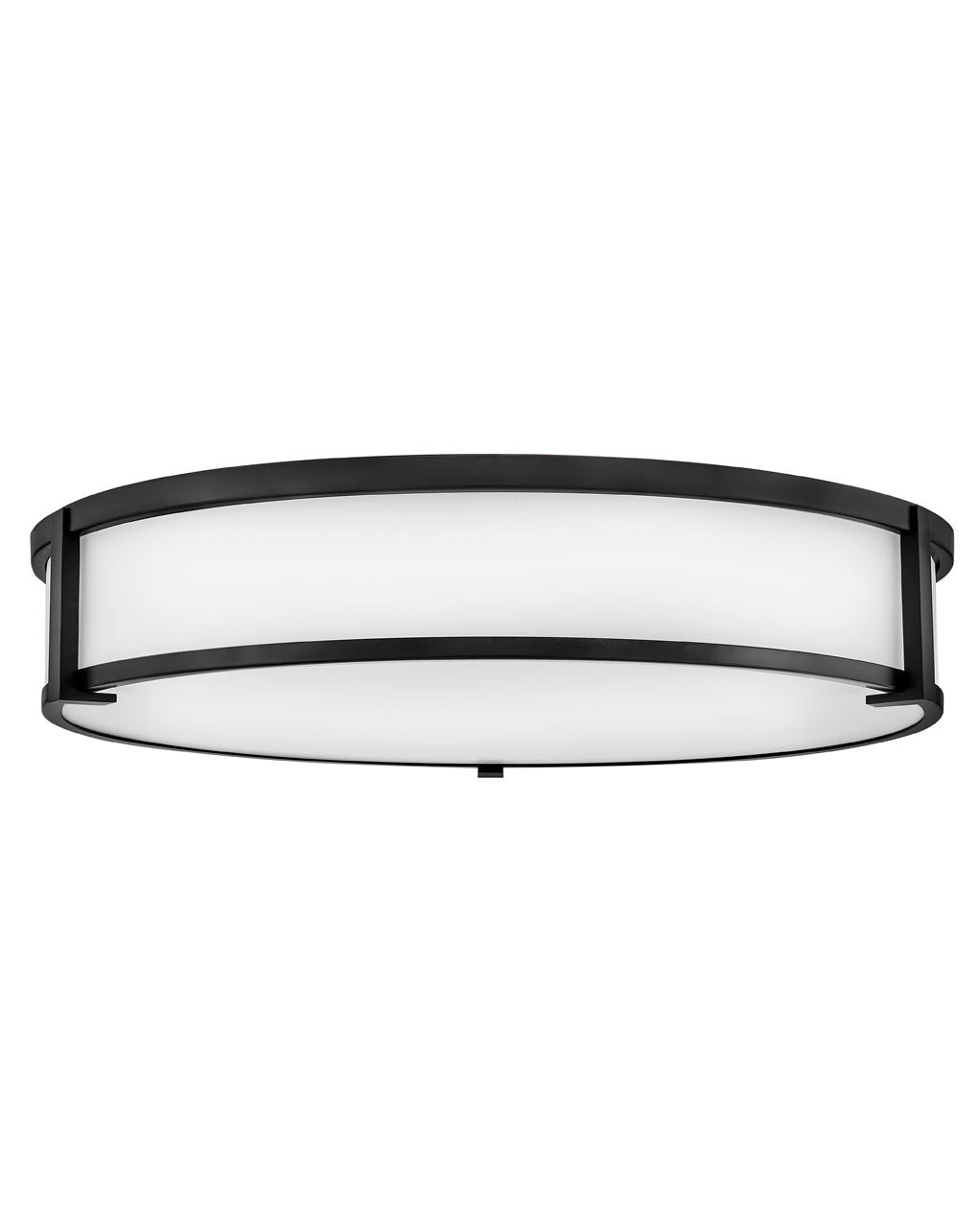 Hinkley Lowell Flush Mount Ceiling Flush Mounts Hinkley Black 24.0x24.0x4.75