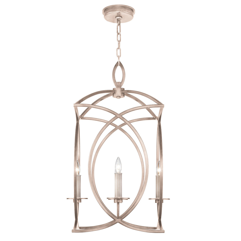 Fine Art Handcrafted Lighting Cienfuegos 19.5"W Square Chandelier in Weathered Greige Patina (887740-2ST)