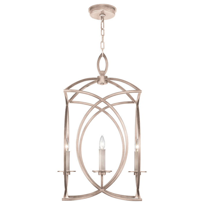Fine Art Handcrafted Lighting Cienfuegos 19.5"W Square Chandelier in Weathered Greige Patina (887740-2ST)