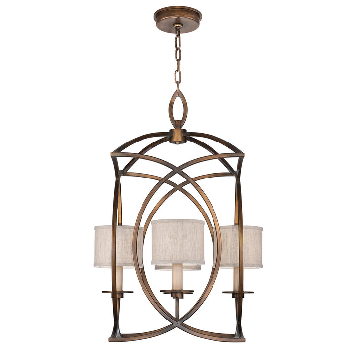 Fine Art Handcrafted Lighting Cienfuegos 21.5"W Square Chandelier in Antique Bronze (887740-11ST)