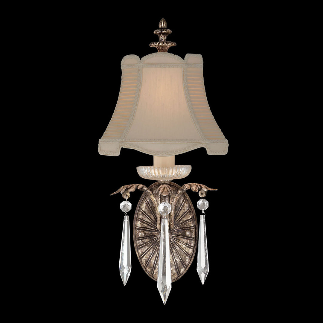 Fine Art Handcrafted Lighting Winter Palace 20"H Sconce in Mottled Silver (327650ST)