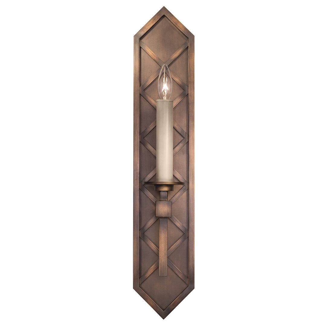 Fine Art Handcrafted Lighting Cienfuegos 25"H Sconce 889550 in Antique Bronze (889550-1ST)