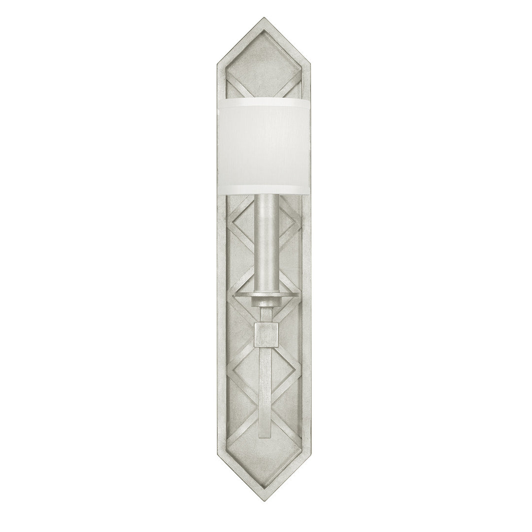 Fine Art Handcrafted Lighting Cienfuegos 25"H Sconce 889550-1 in Standard Silver Leaf (889550-SF41)