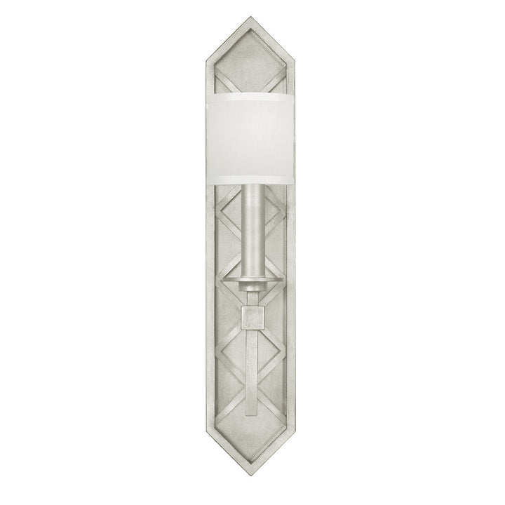 Fine Art Handcrafted Lighting Cienfuegos 25"H Sconce 889550-1 in Standard Silver Leaf (889550-SF41)
