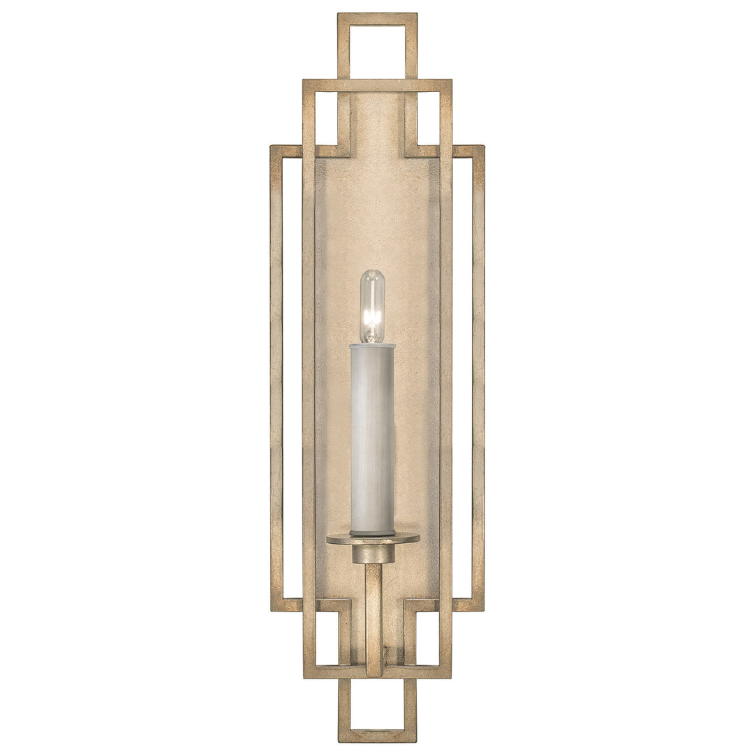 Fine Art Handcrafted Lighting Cienfuegos 22"H Sconce 889350 in Antique Pale Gold Leaf (889350-3ST)