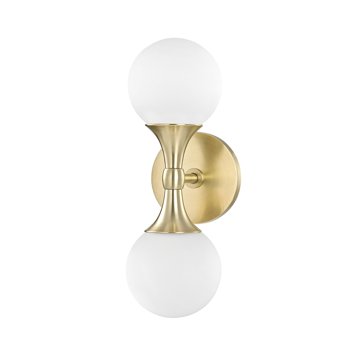 Hudson Valley Lighting Astoria Wall Sconce Wall Sconces Hudson Valley Lighting Aged Brass  