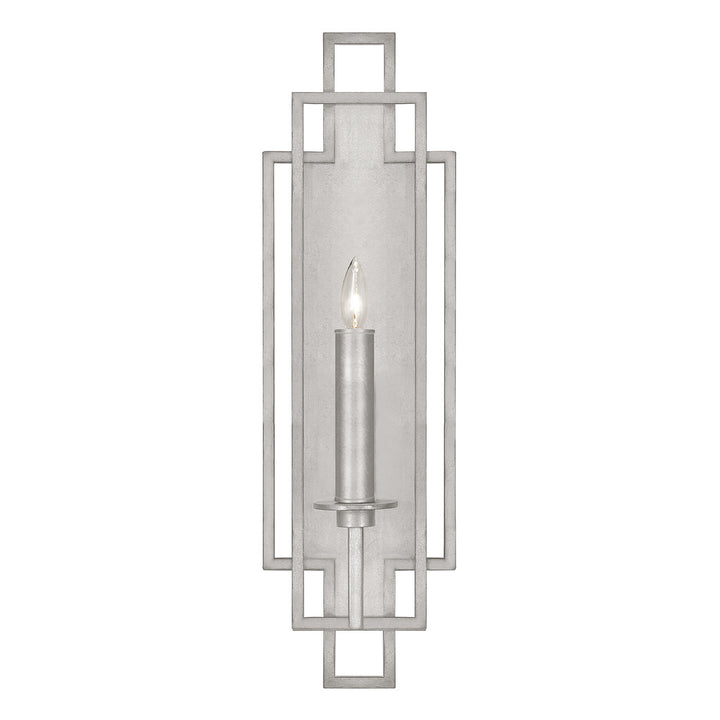 Fine Art Handcrafted Lighting Cienfuegos 22"H Sconce 889350 in Standard Silver Leaf (889350-SF4)