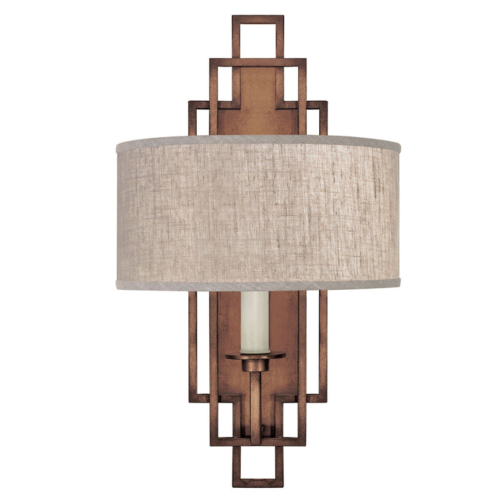Fine Art Handcrafted Lighting Cienfuegos 22"H Sconce 889350-1 in Antique Bronze (889350-11ST)