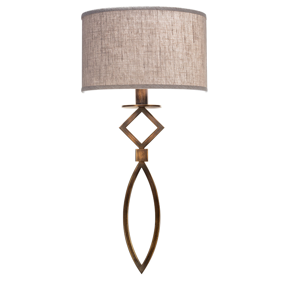Fine Art Handcrafted Lighting Cienfuegos 25"H Sconce 887950 in Antique Bronze (887950-11ST)