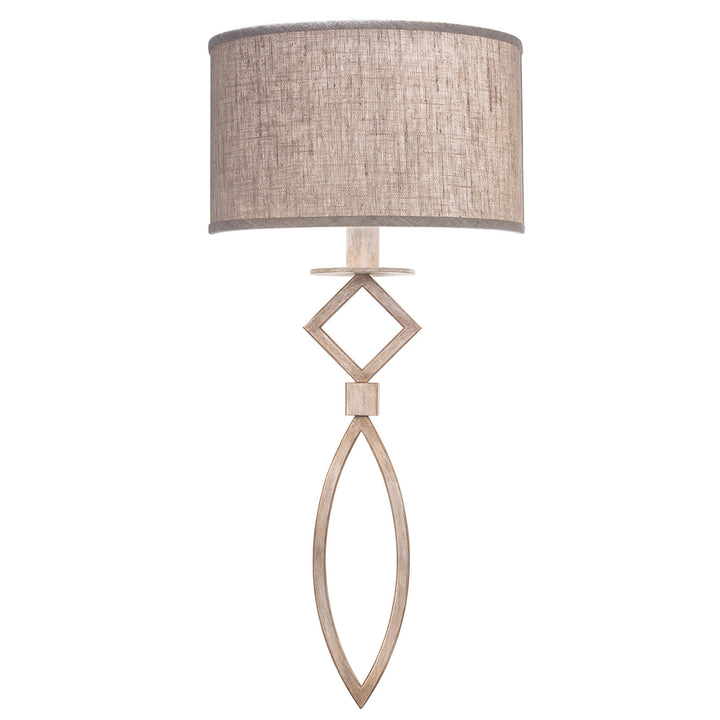 Fine Art Handcrafted Lighting Cienfuegos 25"H Sconce 887950 in Weathered Greige Patina (887950-21ST)