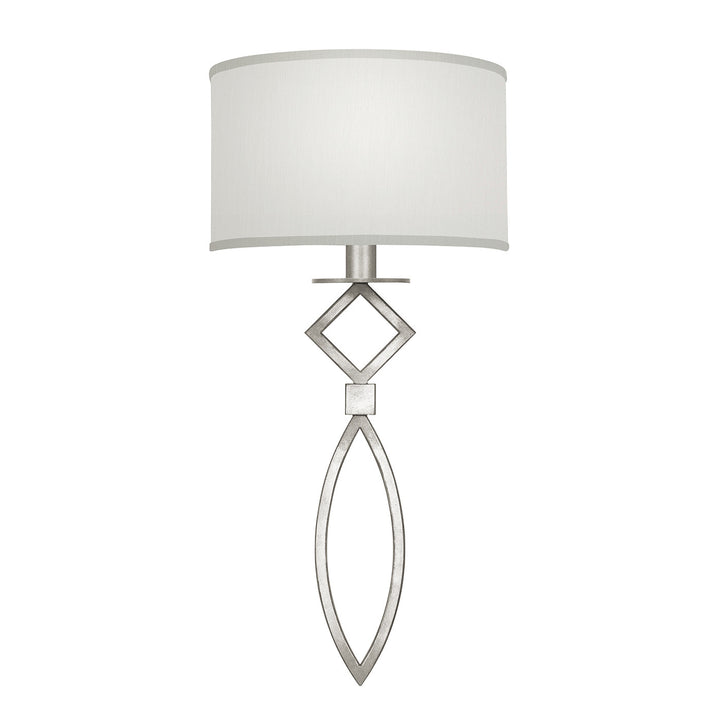 Fine Art Handcrafted Lighting Cienfuegos 25"H Sconce 887950 in Standard Silver Leaf (887950-SF41)