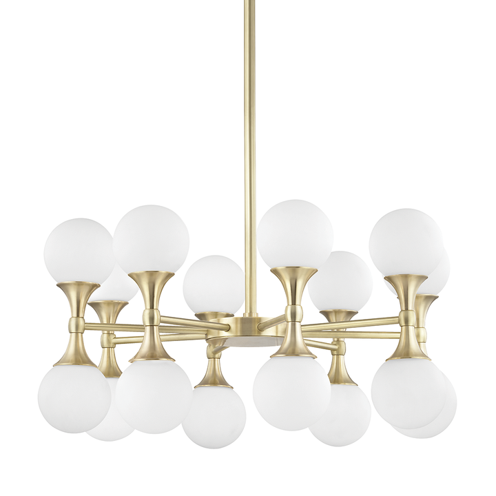 Hudson Valley Lighting Astoria Chandelier Chandeliers Hudson Valley Lighting Aged Brass  