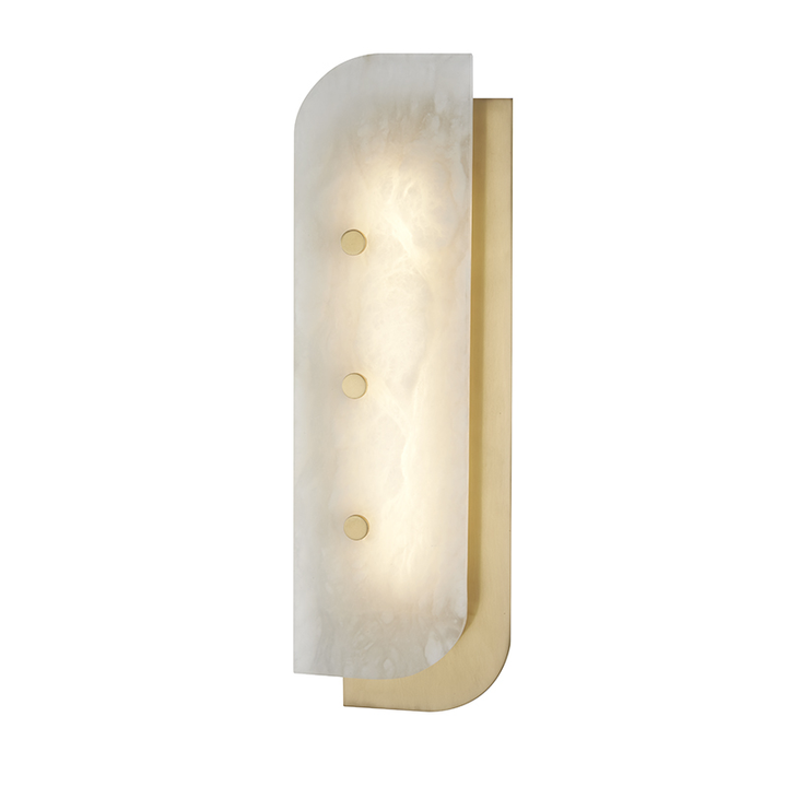 Hudson Valley Lighting Yin & Yang Wall Sconce Wall Sconces Hudson Valley Lighting Aged Brass  