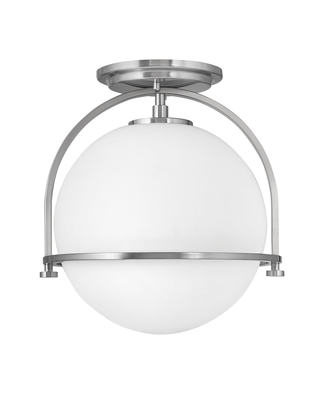 Hinkley Somerset Semi-Flush Mount Ceiling Semi Flush Mounts Hinkley Brushed Nickel 11.5x11.5x12.5 