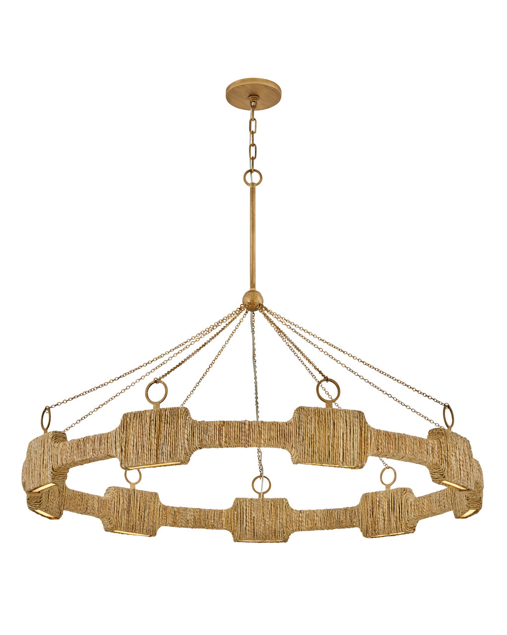 Hinkley Raffi Chandelier Chandeliers Hinkley Burnished Gold 48.0x48.0x38.5