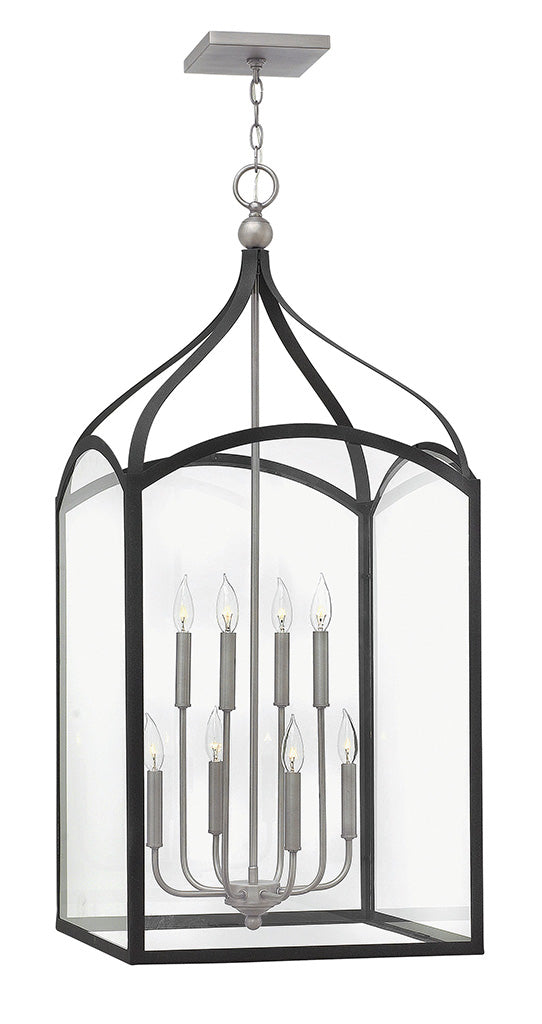 Hinkley Clarendon Pendant Ceiling Lanterns Hinkley Aged Zinc 20.0x20.0x44.0