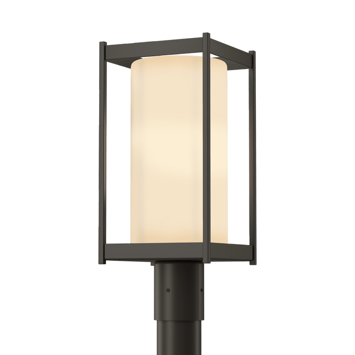 Hubbardton Forge Cela Outdoor Post Light Pier & Post Mount Lights Hubbardton Forge Coastal Dark Smoke Opal Glass (GG)