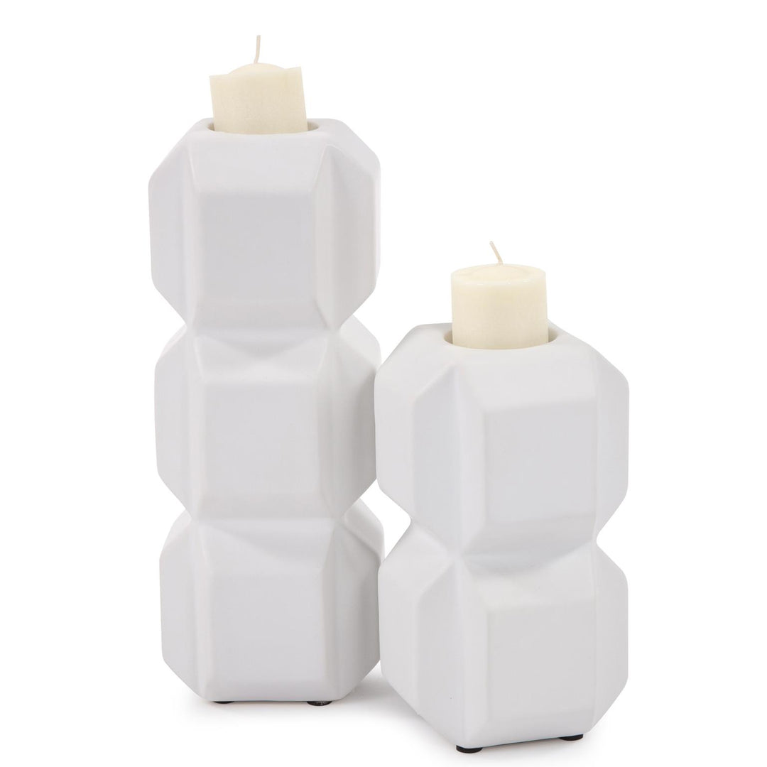 Howard Elliott Collection Triple Cubic Candle Holder