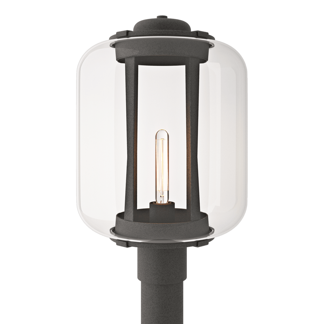 Hubbardton Forge Fairwinds Extra Large Outdoor Post Light Pier & Post Mount Lights Hubbardton Forge Coastal Natural Iron Clear Glass (ZM)