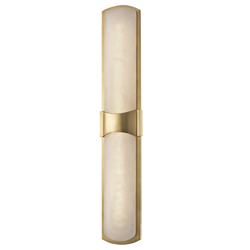 Hudson Valley Lighting Valencia Wall Sconce Wall Sconces Hudson Valley Lighting Aged Brass  