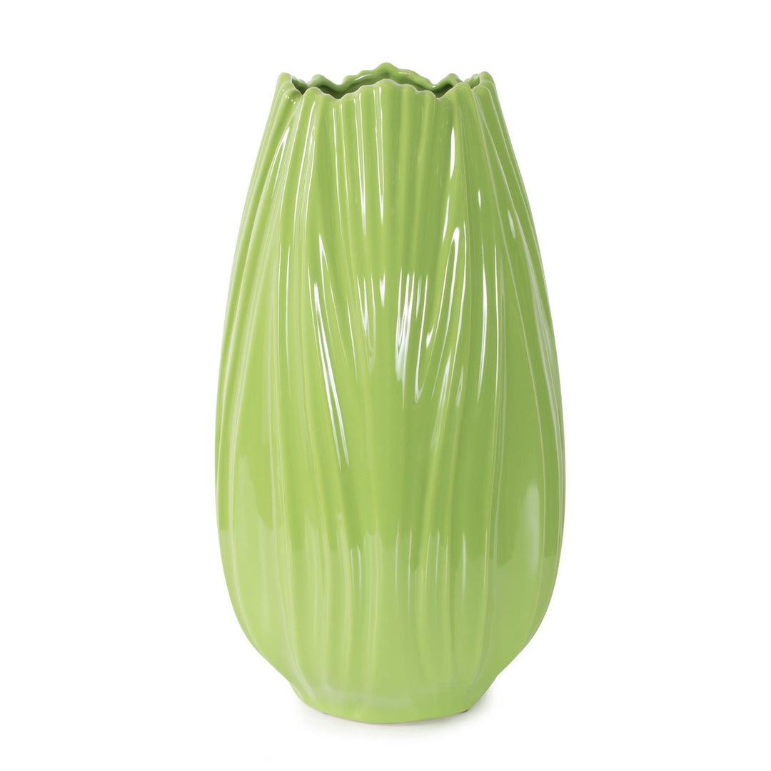 Howard Elliott Collection Field Green Tall Ceramic Vase