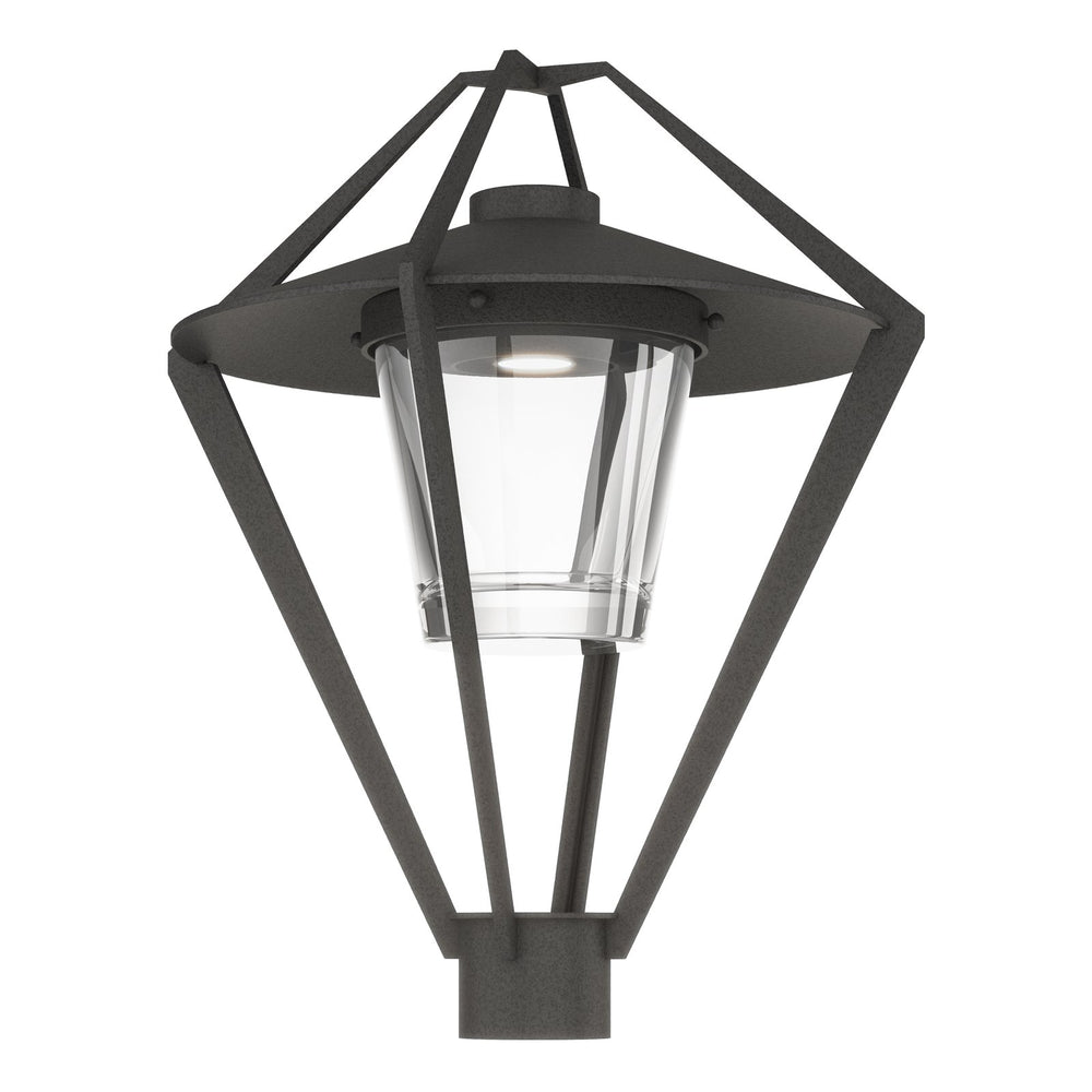 Hubbardton Forge Stellar Post Light Pier & Post Mount Lights Hubbardton Forge Coastal Natural Iron Clear Glass (ZM)