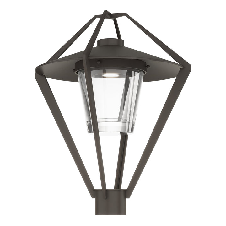 Hubbardton Forge Stellar Post Light Pier & Post Mount Lights Hubbardton Forge Coastal Dark Smoke Clear Glass (ZM)