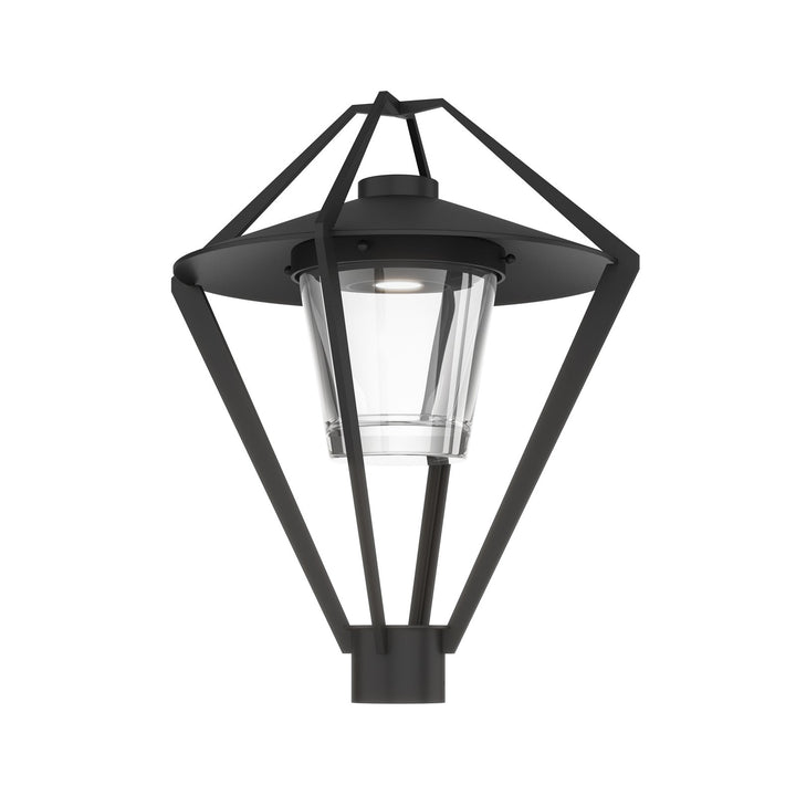 Hubbardton Forge Stellar Post Light Pier & Post Mount Lights Hubbardton Forge Coastal Black Clear Glass (ZM)