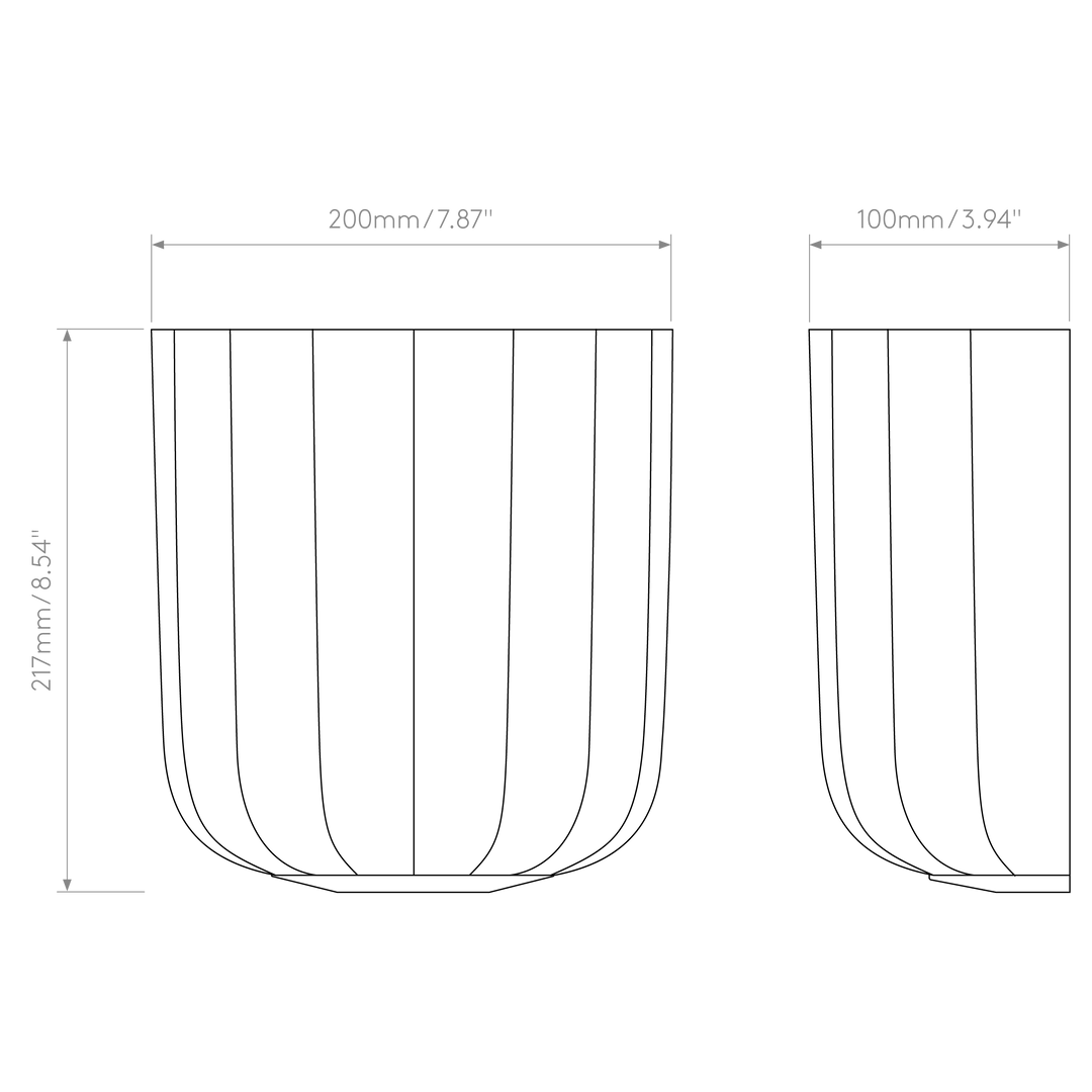 Astro Lighting Veo dimension diagram