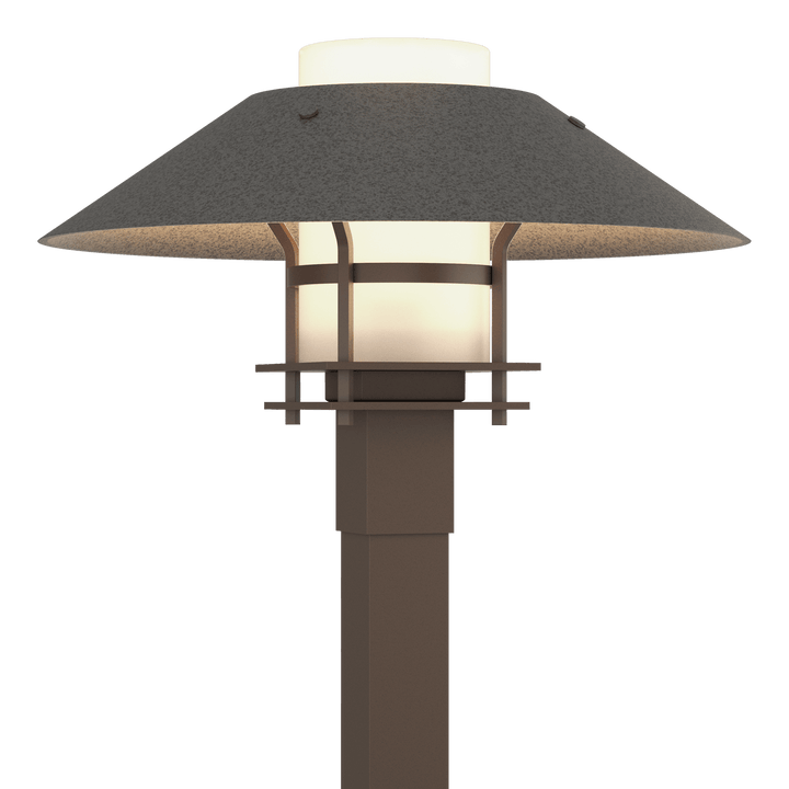 Hubbardton Forge Henry Outdoor Post Light Pier & Post Mount Lights Hubbardton Forge Coastal Bronze Opal Glass (GG) Coastal Natural Iron