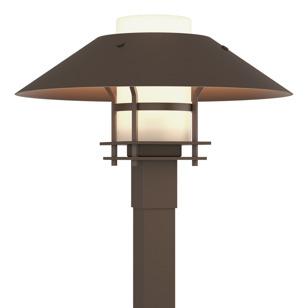 Hubbardton Forge Henry Outdoor Post Light Pier & Post Mount Lights Hubbardton Forge Coastal Bronze Opal Glass (GG) Coastal Bronze