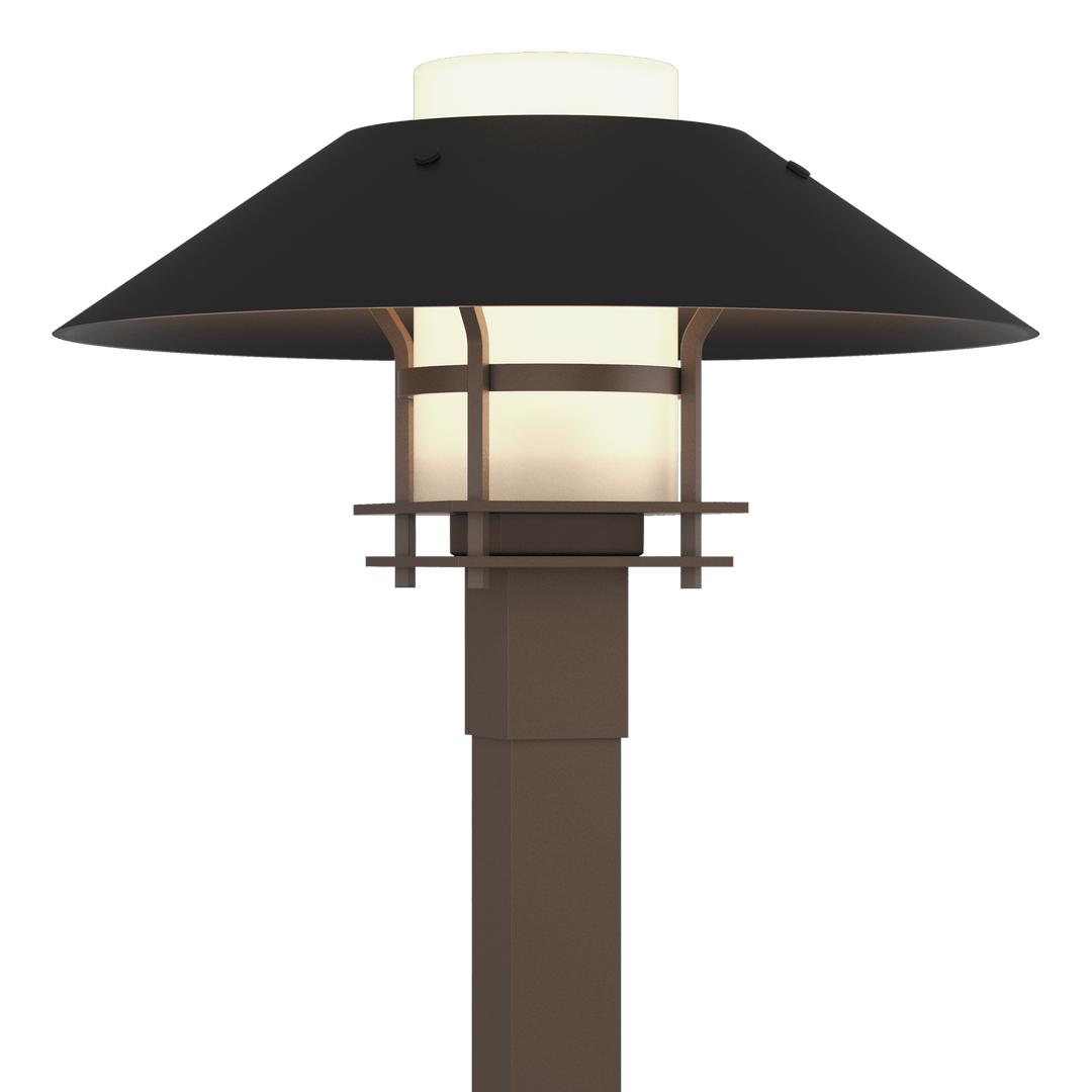 Hubbardton Forge Henry Outdoor Post Light Pier & Post Mount Lights Hubbardton Forge Coastal Bronze Opal Glass (GG) Coastal Black