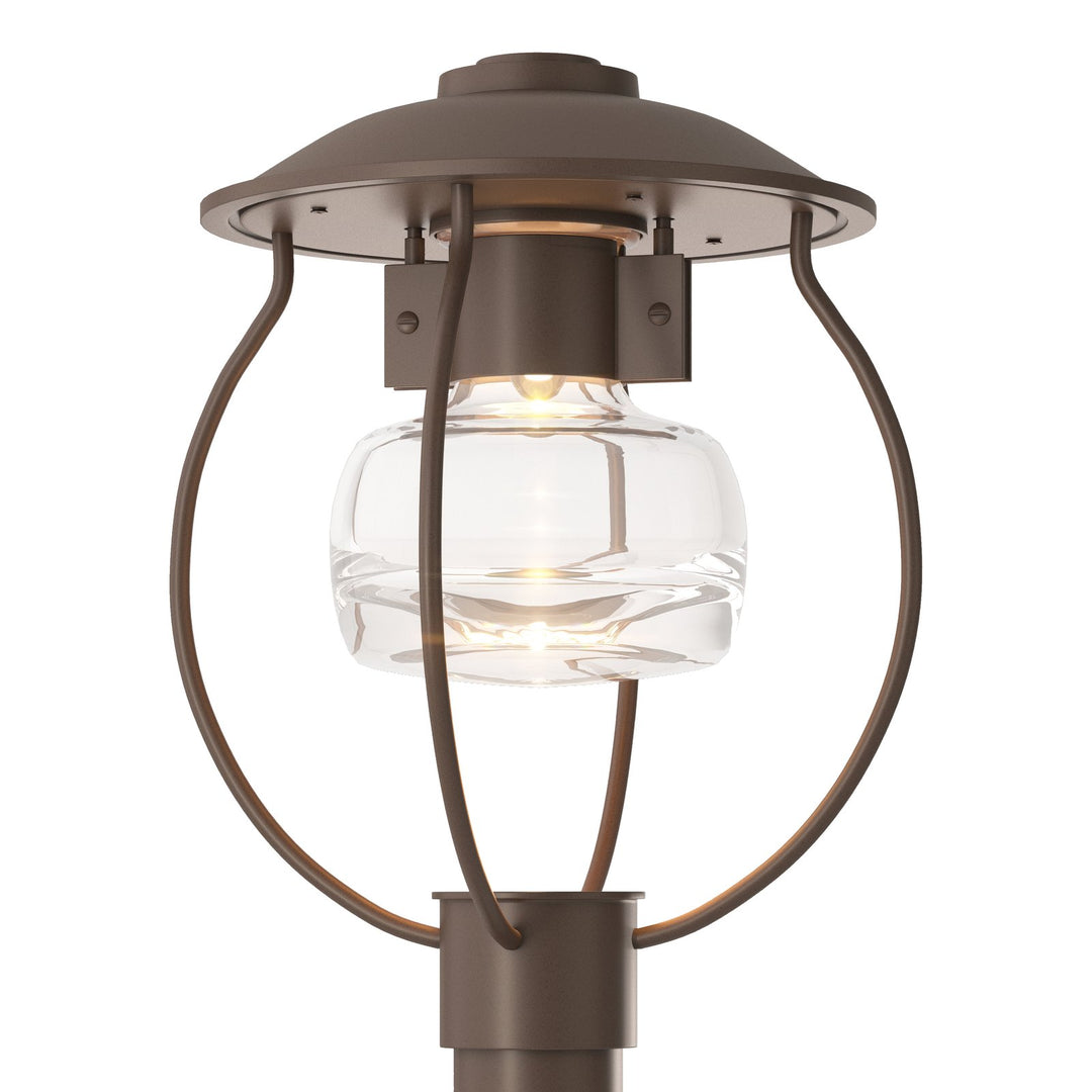 Hubbardton Forge Mason Post Light Pier & Post Mount Lights Hubbardton Forge Coastal Bronze Clear Glass (ZM)