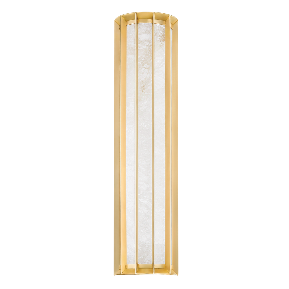 Corbett Lighting LEDA Wall Sconce Wall Sconces Corbett Vintage Brass 6x23.75 