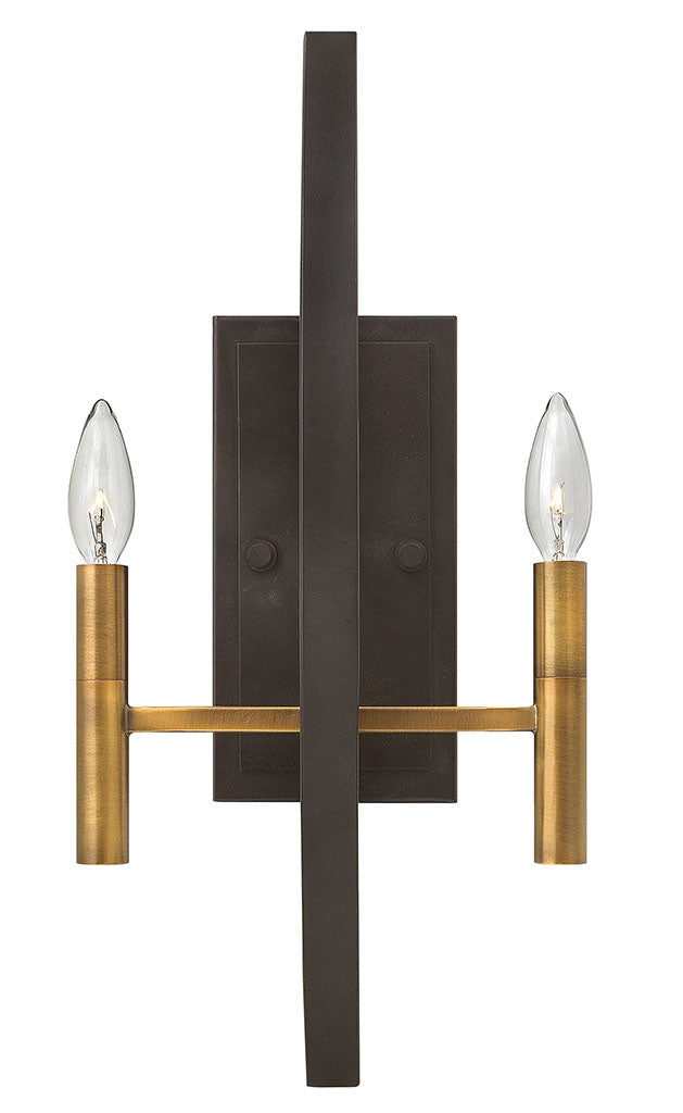 Hinkley Euclid Sconce Wall Sconces Hinkley Spanish Bronze 5.5x9.5x20.0 