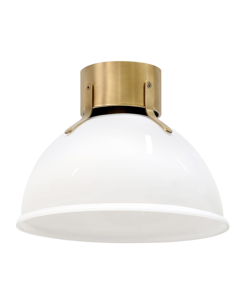 Hinkley Argo Flush Mount Ceiling Flush Mounts Hinkley Heritage Brass with Cased Opal Glass 13.0x13.0x9.75 