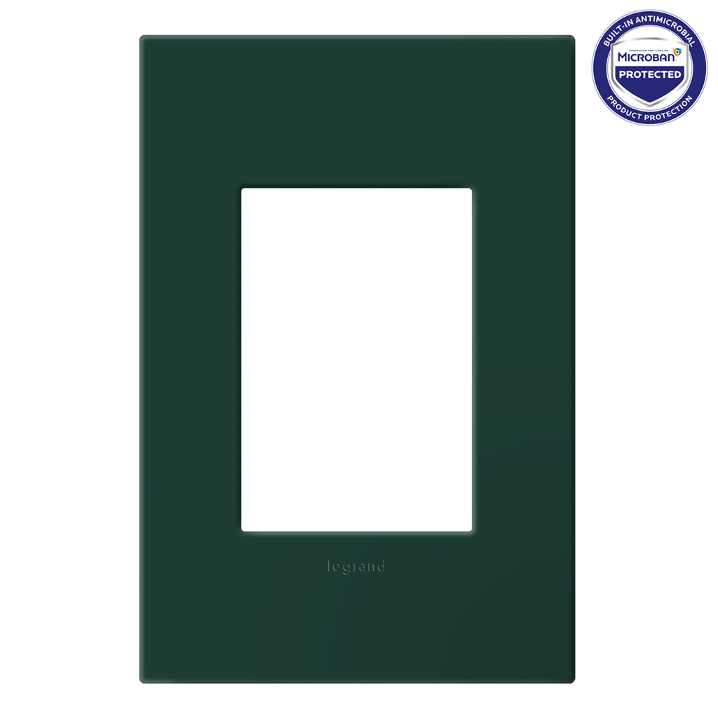 Legrand adorne Evergreen 1-Gang wall plate