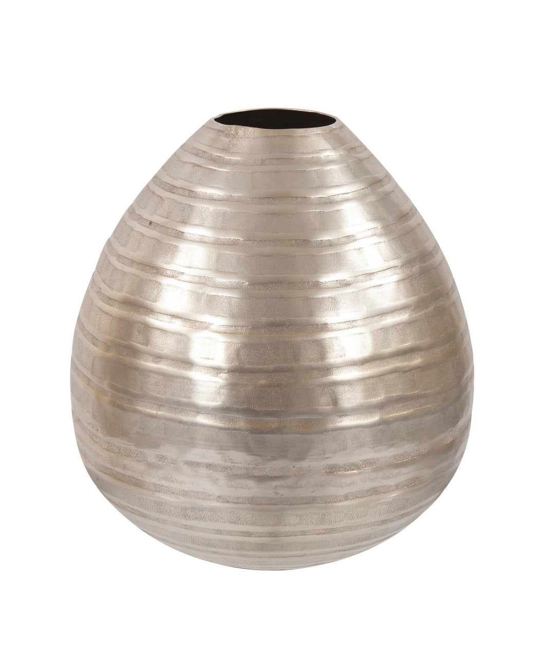 Howard Elliott Collection Chiseled Champagne Teardrop Vase, Small