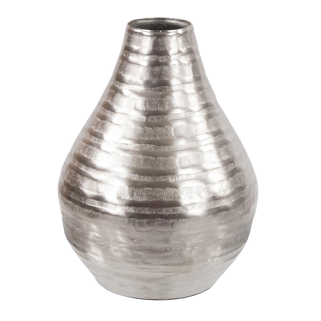 Howard Elliott Collection Chiseled Silver Bell Vase, Large